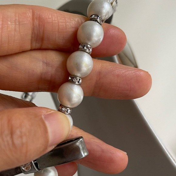 Rene Caovilla Crystal Pearl Thong Sandals women’s size 6 - Picture 12 of 12